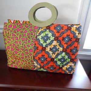 African Print Purse